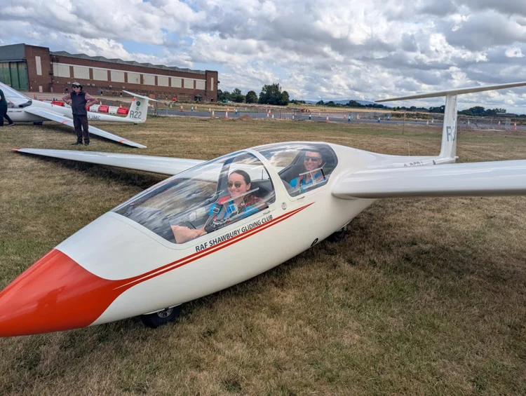 100th MEF Bursary Student In Glider